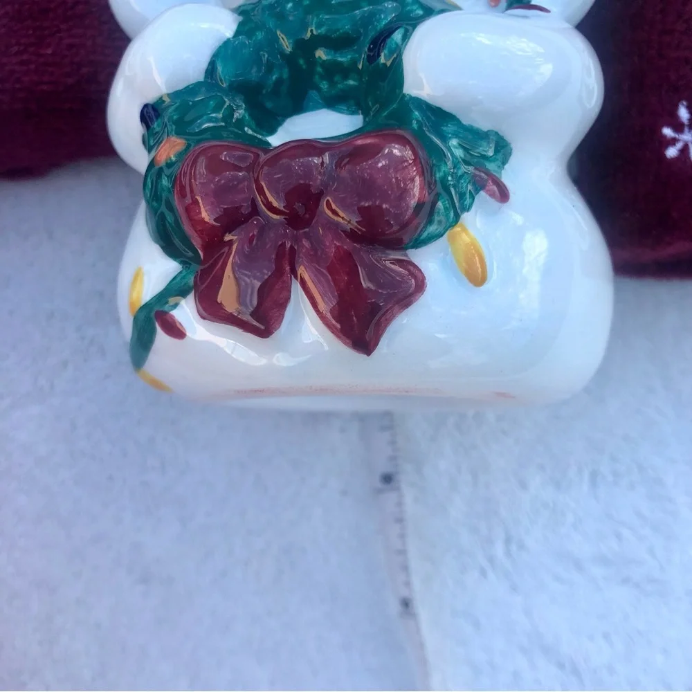 Christmas Snowman Gift Set Lotion Pump Fingertip Towels New in box